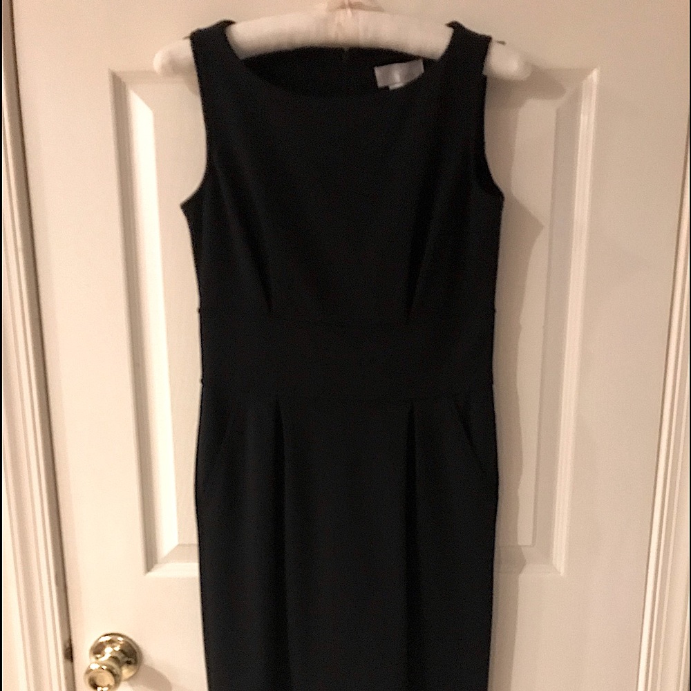 Spiegel Black MIDI Jumper / Dress. Beautifully Fitted. Fully Lined. Pockets.
